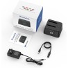 WAVLINK Station d'accueil USB 3.0 vers SATA Double Baie pour Disque Dur SATA 2,5" et 3,5" SATA et SSD, UASP optimisé et Prend en