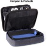 Uvert sac câble multifonctionnel rangement électronique pochette protection de voyage organisateur 2 couches pour tablette charg