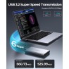 ORICO Boîtier Disque Dur 2.5 Aluminium USB-C 3,2 6Gbps de Boîtier SSD Externe pour 2,5" 3,5" SATA HDD SSD Maximum 6 to avec USB 