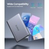 ORICO Boîtier Disque Dur 2.5 Aluminium USB-C 3,2 6Gbps de Boîtier SSD Externe pour 2,5" 3,5" SATA HDD SSD Maximum 6 to avec USB 