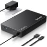 ORICO Boîtier de Disque Dur Externe 3,5" SATA III vers USB3.1 Type C pour HDD Installation sans Outil Prend en Charge UASP et Di