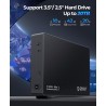 ORICO Boîtier de Disque Dur Externe 3,5" SATA III vers USB3.1 Type C pour HDD Installation sans Outil Prend en Charge UASP et Di