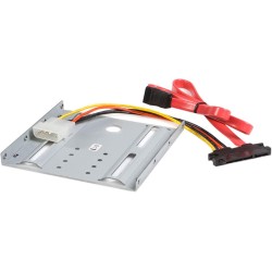 StarTech.com Kit adaptateur de montage de disque dur ou SSD 2,5" dans baie 3,5" - Support de montage (BRACKET25SAT)