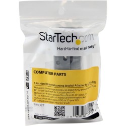 StarTech.com Kit Adaptateur pour Disque Dur 3.5" dans Emplacement Frontal 5.25" - Tout Disque Dur - Vis Incluses (BRACKET)