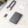 iDsonix Boîtier de Disque Dur 2,5 Pouces 6Gbps USB 3.1 vers SATA III Boîtier de Disque Dur Externe sans Outil pour Disque Dur SS