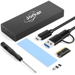 USB C 3.2 Boîtier 12+16 pin SSD, Lecteur Disque SSD Externe pour MacBook Air/Pro Mid 2013-2017, Portable Enclosure vers Mac SSDs