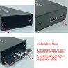 USB C 3.2 Boîtier 12+16 pin SSD, Lecteur Disque SSD Externe pour MacBook Air/Pro Mid 2013-2017, Portable Enclosure vers Mac SSDs