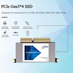 Disque SSD Interne 512Go pour MacBook Pro A1708 SSD NVMe PCIe Gen3x4, SSD Remplacement Kit de Mise à Niveau pour MacBook Pro A17