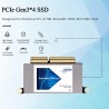 Disque SSD Interne 512Go pour MacBook Pro A1708 SSD NVMe PCIe Gen3x4, SSD Remplacement Kit de Mise à Niveau pour MacBook Pro A17