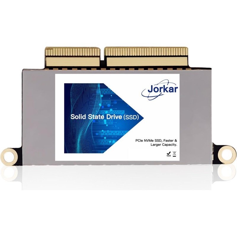 Disque SSD Interne 1To pour MacBook Pro A1708 SSD NVMe PCIe Gen3x4,SSD Remplacement Kit de Mise à Niveau pour MacBook Pro A1708 