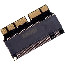 Adaptateur M.2 NVMe to 12+16pin SSD pour Macbook Air/Pro Retina 2013-2017, M.2 NVME/AHCI SSD Convertir Le Connecteur pour A1465 