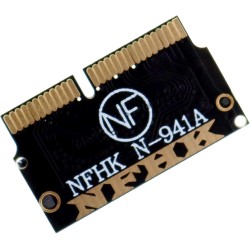 Adaptateur M.2 NVMe to 12+16pin SSD pour Macbook Air/Pro Retina 2013-2017, M.2 NVME/AHCI SSD Convertir Le Connecteur pour A1465 
