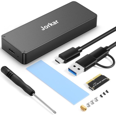 USB C 3.2 Boîtier SSD 12+16 pin pour MacBook Air/Pro Mid 2013-2017, Externe Lecteur de Disque SSD A1466 A1465 A1502 A1398, Mac S