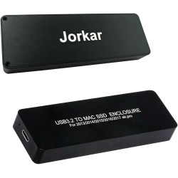 USB C 3.2 Boîtier SSD 12+16 pin pour MacBook Air/Pro Mid 2013-2017, Externe Lecteur de Disque SSD A1466 A1465 A1502 A1398, Mac S
