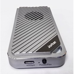 Externe Boîtier SSD M.2 NVMe 40Gbps Lecteur Disque SSD avec Ventilateur, Compatible avec Thunderbolt 4/3, USB4/3.1/3.0, Boîtier 