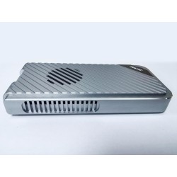 Externe Boîtier SSD M.2 NVMe 40Gbps Lecteur Disque SSD avec Ventilateur, Compatible avec Thunderbolt 4/3, USB4/3.1/3.0, Boîtier 