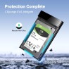 Uvert usb 3.0 boîtier externe pour disque dur 2,5 pouces sata iii ii i hdd ssd avec 5gbps uasp supporte windows mac os linux, câ