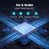 Uvert usb 3.0 boîtier externe pour disque dur 2,5 pouces sata iii ii i hdd ssd avec 5gbps uasp supporte windows mac os linux, câ