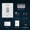 fanxiang Boîtier SSD M.2 NVMe, boîtier SSD M.2 USB 3.2 Gen2 10 Gbps, 2230 PCIe NVMe (M/B+M Key) jusqu'à 2 to, Alliage d'aluminiu
