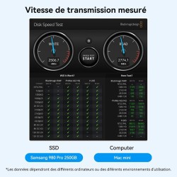 ACASIS 40Gbps Boîtier M.2 NVMe PCIe SSD,Nvme enclosure Ventilateur de Refroidissement intégré, USB Adaptateur Disque Dur Externe