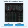 ACASIS 40Gbps Boîtier M.2 NVMe PCIe SSD,Nvme enclosure Ventilateur de Refroidissement intégré, USB Adaptateur Disque Dur Externe