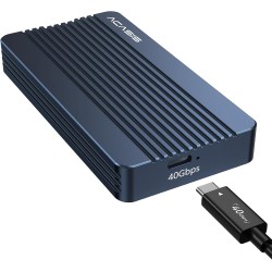 ACASIS 40Gbps boitier ssd nvme,Aluminium M.2 NVMe SSD USB-C Station d'accueil,pour NVMe PCIe 2230,2242,2260,2280M-Key(B+M Key), 