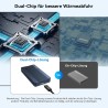 ACASIS 40Gbps boitier ssd nvme,Aluminium M.2 NVMe SSD USB-C Station d'accueil,pour NVMe PCIe 2230,2242,2260,2280M-Key(B+M Key), 