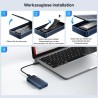 ACASIS 40Gbps boitier ssd nvme,Aluminium M.2 NVMe SSD USB-C Station d'accueil,pour NVMe PCIe 2230,2242,2260,2280M-Key(B+M Key), 