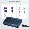 ACASIS 40Gbps boitier ssd nvme,Aluminium M.2 NVMe SSD USB-C Station d'accueil,pour NVMe PCIe 2230,2242,2260,2280M-Key(B+M Key), 