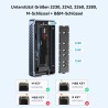 ACASIS 40Gbps boitier ssd nvme,Aluminium M.2 NVMe SSD USB-C Station d'accueil,pour NVMe PCIe 2230,2242,2260,2280M-Key(B+M Key), 
