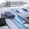ACASIS 40Gbps M.2 NVMe SSD Enclosure, Cooling Fan, Compatible USB 4.0, Support SSD B+M M-Key, Dual-Bay Enclosure Dual Monitor Su