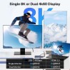 ACASIS 40Gbps M.2 NVMe SSD Enclosure, Cooling Fan, Compatible USB 4.0, Support SSD B+M M-Key, Dual-Bay Enclosure Dual Monitor Su