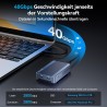 ACASIS USB C Docking Station avec 40Gbps M.2 NVMe SSD Enclosure, USB Hub avec 2*USBA 3.2, 1*DP1.4, 1*HDMI , 1*USB C 10Gbps, Cool