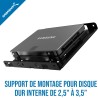 SABRENT Cadre de Montage pour Les Disques Durs 2,5 pouces SSD sur Adaptateur 3,5", Caddie kit de montage 3.5" pour hdd disque du