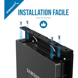 SABRENT Cadre de Montage pour Les Disques Durs 2,5 pouces SSD sur Adaptateur 3,5", Caddie kit de montage 3.5" pour hdd disque du