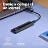 Trust Boîtier SSD M2 NVMe USB-C 10Gbps, Adaptateur pour Disque SSD Externe 4 to, Supporte 2230 2242 2260 2280 FAT32/NTFS/EXT4/ex
