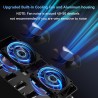 Boîtier de disque dur à 6 baies avec ventilateur pour disque dur SATA HDD/SSD 2,5/3,5" avec USB A/C 3.2 Gen 2, prend en charge l