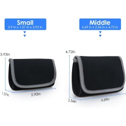 LENTION Étui de Rangement/Sac de Transport pour Accessoires électroniques (Adaptateur,Chargeur,Souris sans Fil,Téléphone Portabl