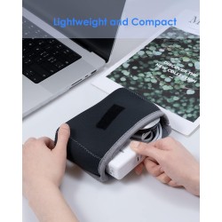 LENTION Étui de Rangement/Sac de Transport pour Accessoires électroniques (Adaptateur,Chargeur,Souris sans Fil,Téléphone Portabl