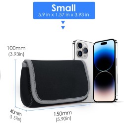 LENTION Étui de Rangement/Sac de Transport pour Accessoires électroniques (Adaptateur,Chargeur,Souris sans Fil,Téléphone Portabl