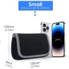 LENTION Étui de Rangement/Sac de Transport pour Accessoires électroniques (Adaptateur,Chargeur,Souris sans Fil,Téléphone Portabl