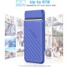 Boitier Disque Dur 2.5, ORICO 6Gbps USB C 3.1 Gen 2 Boitier Externe Disque pour SATA HDD et SSD de 2,5'' et 7/9.5 mm, accélérati