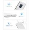 Boitier Disque Dur 2.5, ORICO 6Gbps USB C 3.1 Gen 2 Boitier Externe Disque pour SATA HDD et SSD de 2,5'' et 7/9.5 mm, accélérati
