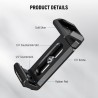 NEEWER T5 T7 T9 Support Montage pour SSD pour iPhone 15 Pro Max Cage de téléphone PA023 PA024, Pince SSD 2,2"-3"/55-75mm Compati