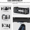 NEEWER T5 T7 T9 Support Montage pour SSD pour iPhone 15 Pro Max Cage de téléphone PA023 PA024, Pince SSD 2,2"-3"/55-75mm Compati