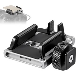 Neewer Support Universel SSD avec Griffe/Pince de câble, 4,1 à 6,6 cm pour SSD T5 T7 T9, Compatible avec Cage SmallRig pour Cage