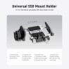 Neewer Support Universel SSD avec Griffe/Pince de câble, 4,1 à 6,6 cm pour SSD T5 T7 T9, Compatible avec Cage SmallRig pour Cage