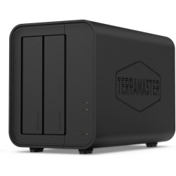 TERRAMASTER D2-320 Boîtier Raid USB - Stockage USB 3.2 Gen 2 10Gbps Type C 2 Baies Prenant en Charge Raid 0, 1, Simple, JBOD (sa