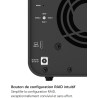 TERRAMASTER D2-320 Boîtier Raid USB - Stockage USB 3.2 Gen 2 10Gbps Type C 2 Baies Prenant en Charge Raid 0, 1, Simple, JBOD (sa