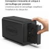 TERRAMASTER D2-320 Boîtier Raid USB - Stockage USB 3.2 Gen 2 10Gbps Type C 2 Baies Prenant en Charge Raid 0, 1, Simple, JBOD (sa